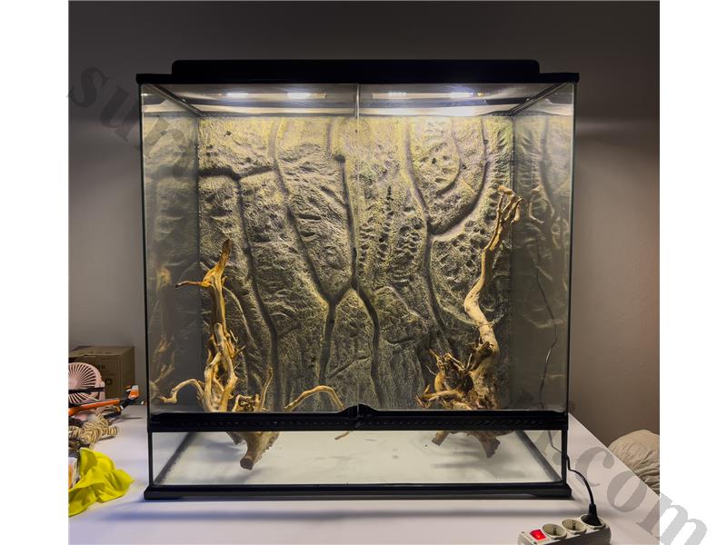 Exo-Terra Natural Terrarium Large X-Tall  90*45*90 (Başlangıç İçin Her Şey Dahil)