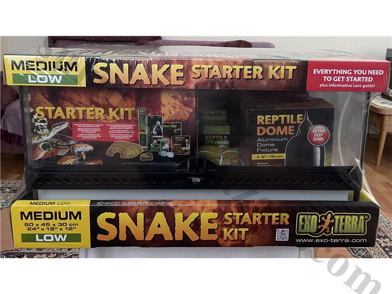 Exo Terra Snake Starter Kit ve Leopard Gecko Starter Kit